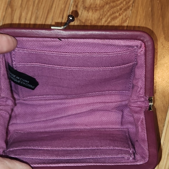 VINTAGE RELIC OVERSIZED SNAP COIN PURSE WALLET PURPLE LIBRA BIRTH SIGN ADORABLE - Picture 5 of 7